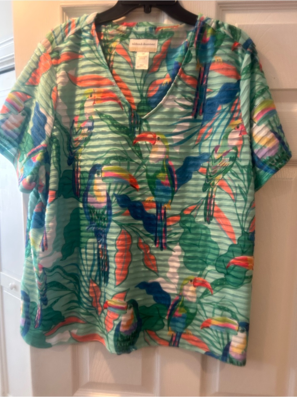 NWT Sz 2x Alfred Dunner resort living t shirt